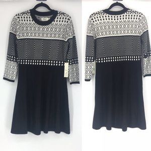 Eliza J 3/4 Sleeve Sweater Dress